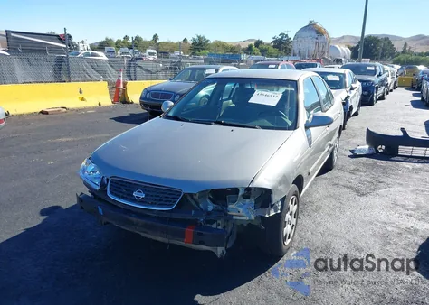 2001 Nissan Sentra Gxe z USA, uszkodzony, nr VIN 3N1CB51D41L445421